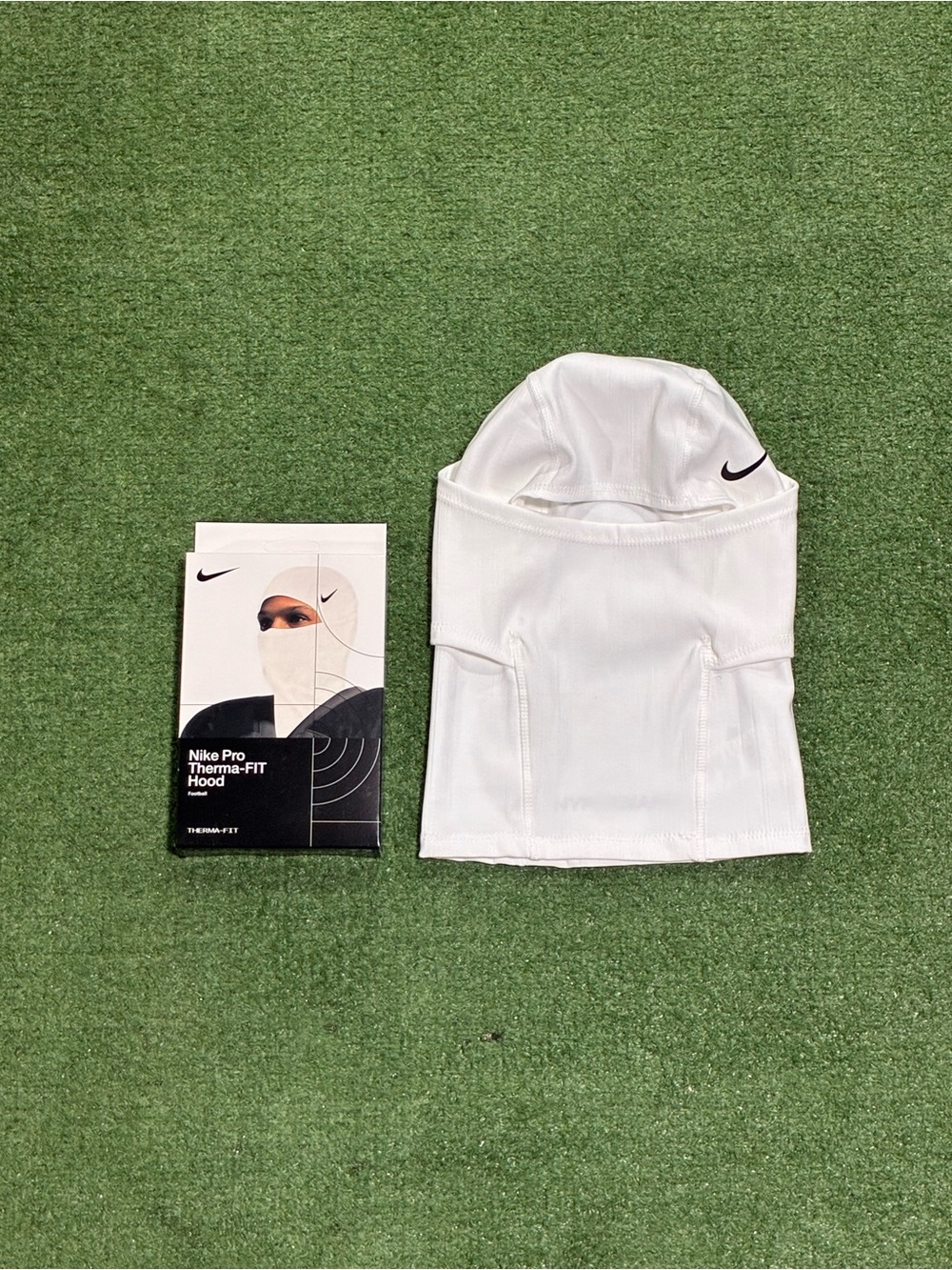 Nike White Hyperwarm Performance Hood